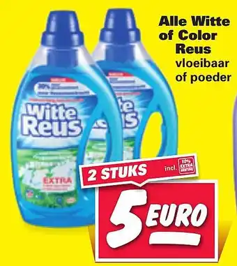 Nettorama Alle Witte of Color Reus aanbieding