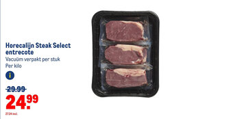 Makro Horecalijn Steak Select entrecote aanbieding