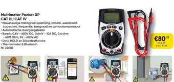 Toolstation Multimeter pocket xp aanbieding