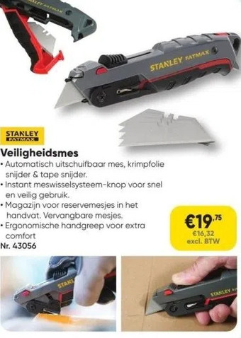 Toolstation Veiligheidsmes aanbieding