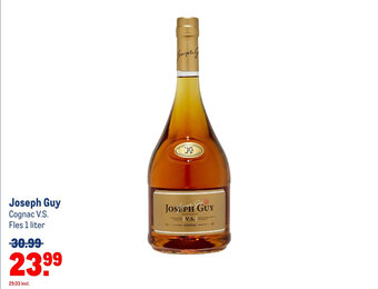 Makro Joseph Guy Cognac V.S. Fles 1 liter aanbieding