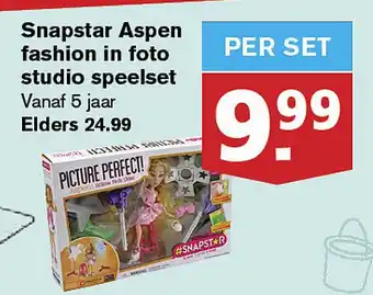 Hoogvliet Snapstar Aspen fashion in foto studio speelset aanbieding