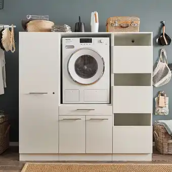 Home24 Wasmachinekast-set laundreezy d aanbieding