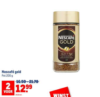 Makro Nescafé gold aanbieding