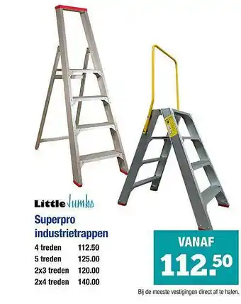 Pontmeyer Little Jumbo Superpro Industrietrappen aanbieding