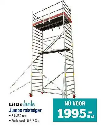 Pontmeyer Little Jumbo Jumbo Rolsteiger aanbieding