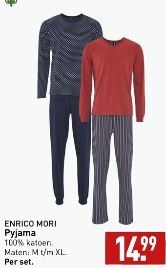 ALDI ENRICO MORI Pyjama aanbieding