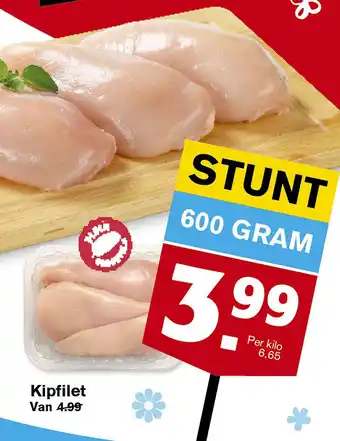 Hoogvliet Kipfilet 600 gram aanbieding