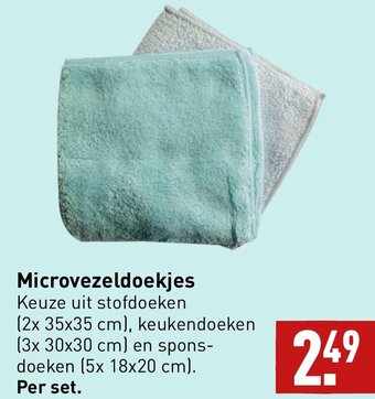 ALDI Microvezeldoekjes aanbieding