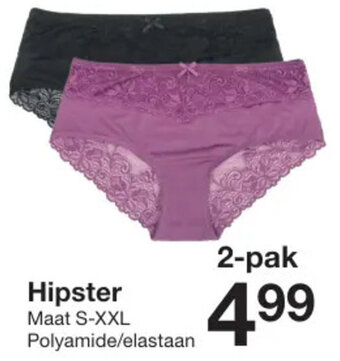 Zeeman Hipster 2-pak aanbieding