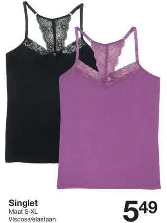 Zeeman Singlet aanbieding