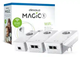 MediaMarkt Devolo magic 1 wifi 3-pack aanbieding