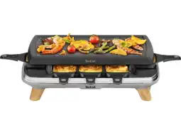 MediaMarkt Tefal raclette gourmet 3-in-1 re610d aanbieding