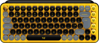 MediaMarkt Logitech pop keys draadloos toetsenbord geel aanbieding