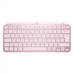 MediaMarkt Logitech mx keys mini roze toetsenbord aanbieding
