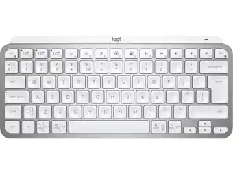 MediaMarkt Logitech mx keys mini lichtgrijs toetsenbord aanbieding