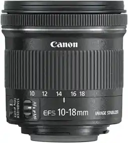 MediaMarkt Canon ef-s 10-18mm f/4.5-5.6 is stm aanbieding