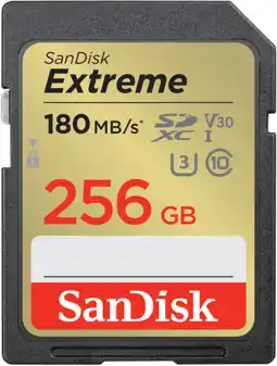 MediaMarkt Sandisk sdxc extreme 256gb + rescue pro dl aanbieding