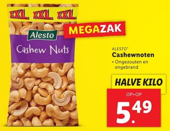 Lidl ALESTO Cashewnoten aanbieding
