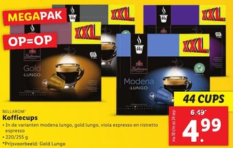 Lidl BELLAROM Koffiecups aanbieding