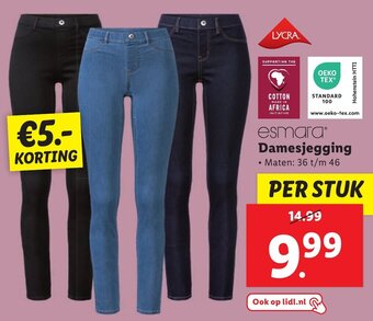 Lidl esmara Damesjegging aanbieding