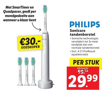 Lidl PHILIPS Sonicare tandenborstel aanbieding