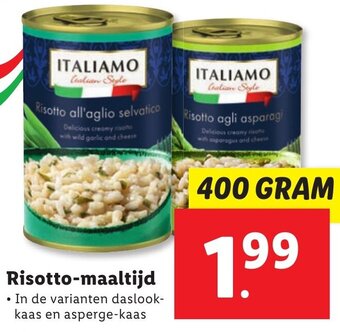 Lidl Risotto-maaltijd  400g aanbieding