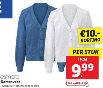 Lidl esmara Damesvest aanbieding
