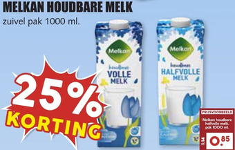 MCD Supermarkt Melkan houdbare melk aanbieding