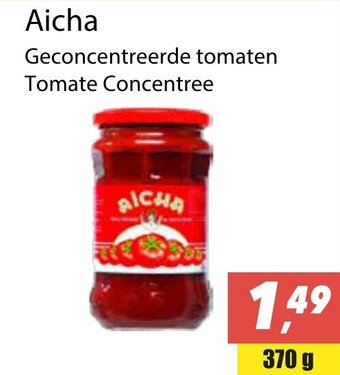 Tanger Markt Aicha Geconcentreerde tomaten Tomate Concentree  370g aanbieding