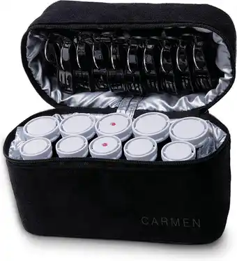 Bol.com Carmen c2010 - reis krulset - 10 rollers - inclusief reisetui - dual voltage aanbieding