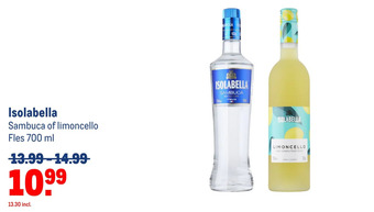 Makro Isolabella sambuca of limoncello aanbieding