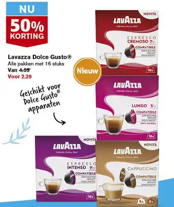 Hoogvliet Lavazza Dolce Gusto aanbieding