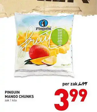 De Kweker Pinguin Mango Chunks 1 kilo aanbieding