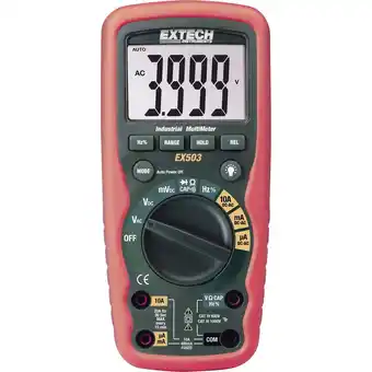 Conrad Extech ex503 multimeter digitaal waterbestendig (ip67) cat iii 1000 v, cat iv 600 v weergave (counts): 4000 aanbieding