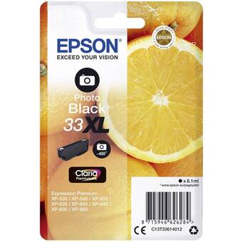 Conrad Epson inkt t3361, 33xl origineel foto zwart c13t33614012 aanbieding