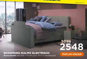 TotaalBED Boxspring Malmo Elektrisch aanbieding