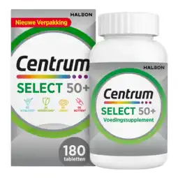 De Online Drogist Centrum select 50+ multivitaminen tabletten 180tb aanbieding