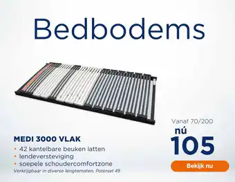 TotaalBED Medi 3000O Vlak aanbieding