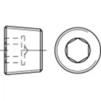 Conrad Toolcraft 112647 sluitschroeven m36 binnenzeskant (inbus) din 906 staal 10 stuk(s) aanbieding