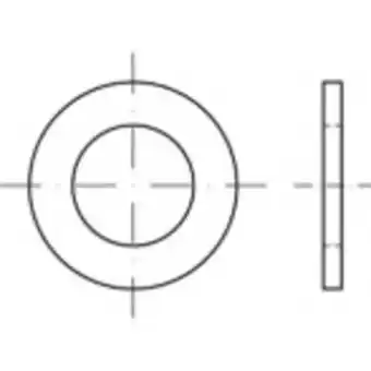 Conrad Toolcraft onderlegringen iso 7092 rvs a2 1000 stuk(s) to-5377974 aanbieding