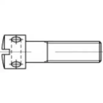 Conrad Toolcraft 1060637 kruisgatschroeven m3 10 mm sleuf din 404 rvs 100 stuk(s) aanbieding