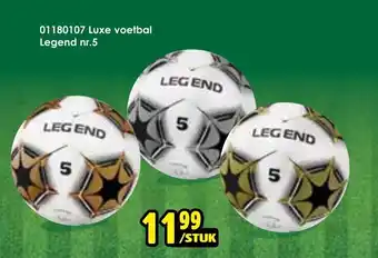 ToyChamp Luxe voetbal Legend nr.5 aanbieding