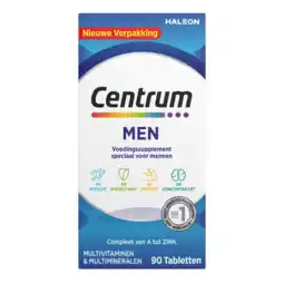De Online Drogist Centrum men multivitaminen tabletten 90tb aanbieding