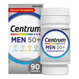 De Online Drogist Centrum men 50+ multivitaminen tabletten 90tb aanbieding