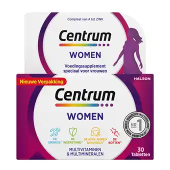 De Online Drogist Centrum women multivitaminen tabletten 30tb aanbieding