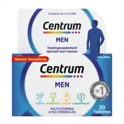 De Online Drogist Centrum men multivitaminen tabletten 30tb aanbieding