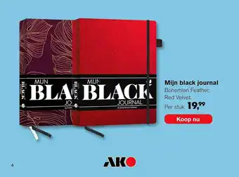 AKO mijn Black Journal aanbieding