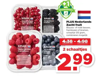 PLUS Zacht Fruit 125 gram aanbieding