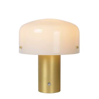 fonQ Lucide timon tafellamp - mat goud | messing aanbieding